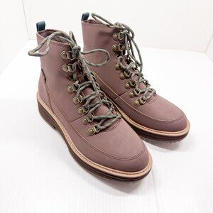 Teva Women’s Anaya Leather Lace Up Waterproof Hiking Boots Brown Sz 8.5 Comfort